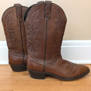 Laredo brown leather cowboy boots size 10 wide
